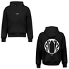 OVERSIZED HOODIE BLACK | WHITE LOGO