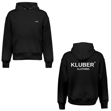 OVERSIZED HOODIE BLACK | KLUBER CLOTHING